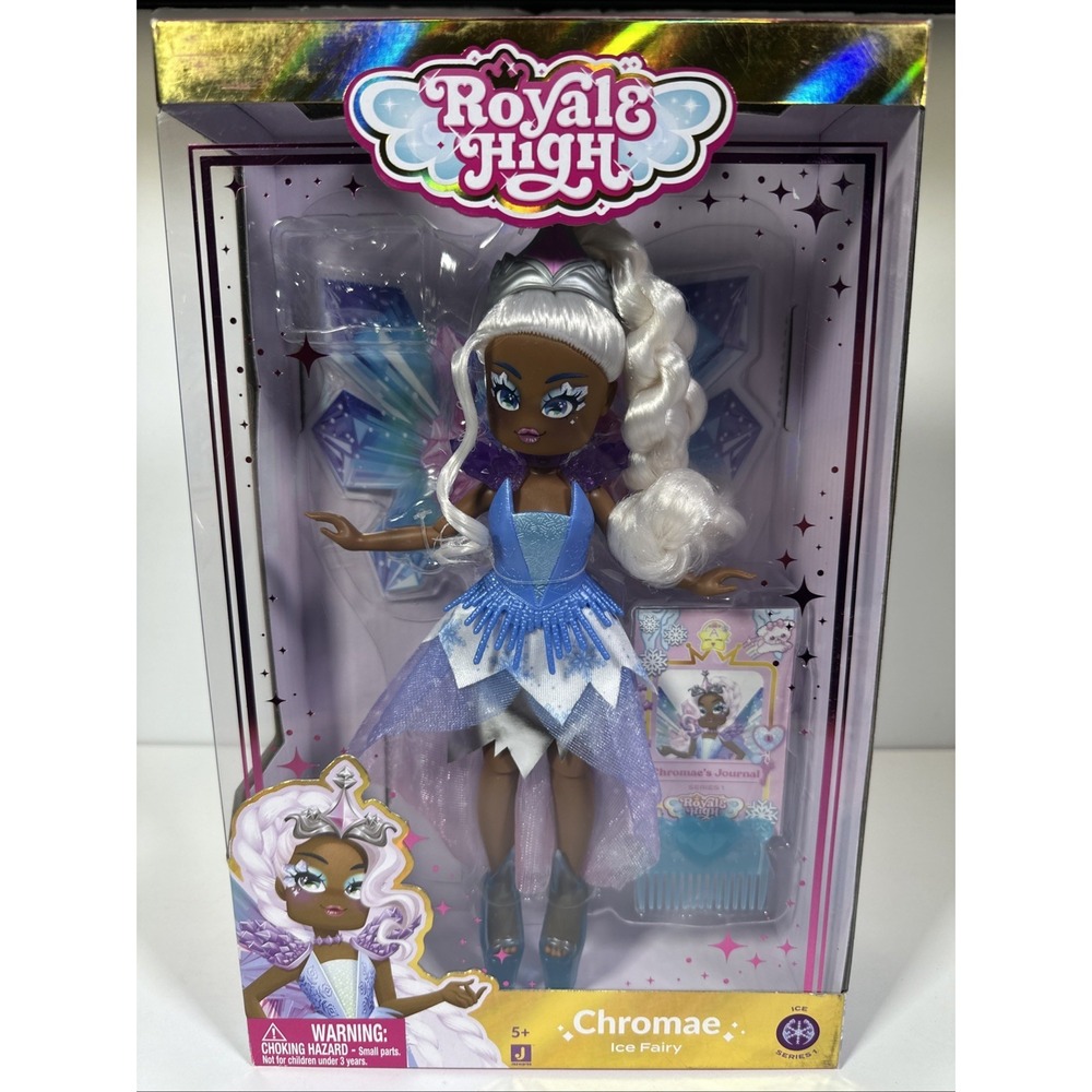 Royale High 9" Fashion Doll - Chromae The Ice Fairy Open Box No Code